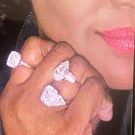 Image Contain: Model Wearing 3-Stone Ring