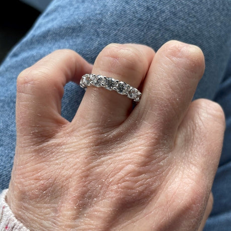 Image Contain: Model Wearing Eternity Ring
