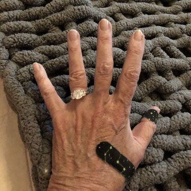 Image Contain: Model Wearing 3-Stone Ring