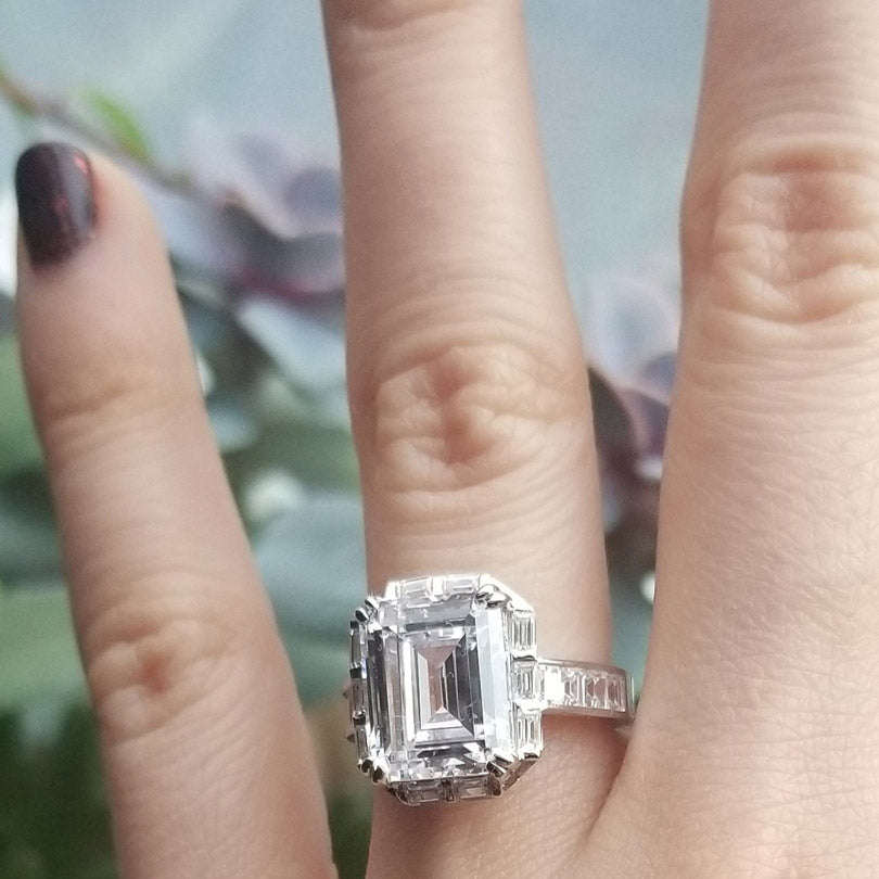 Image Contain: Model Wearing Halo Ring