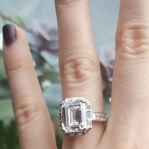 Image Contain: Model Wearing Halo Ring