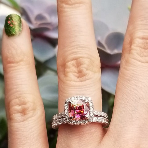 Image Contain: Model Wearing Halo Ring