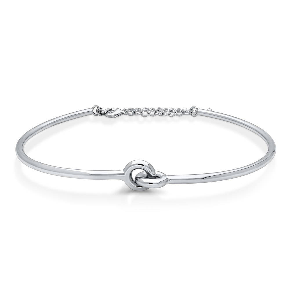 Interlocking Choker in Silver-Tone