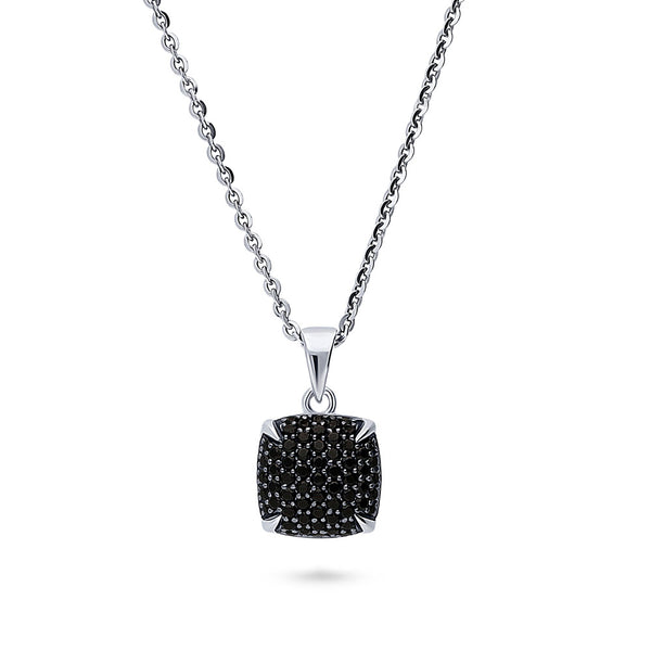 【BLACKPURPLE】[silver925] Square Bianco Pendant Pure S999 Fine Silver 999 Men Women Square Dragon Pendant 42