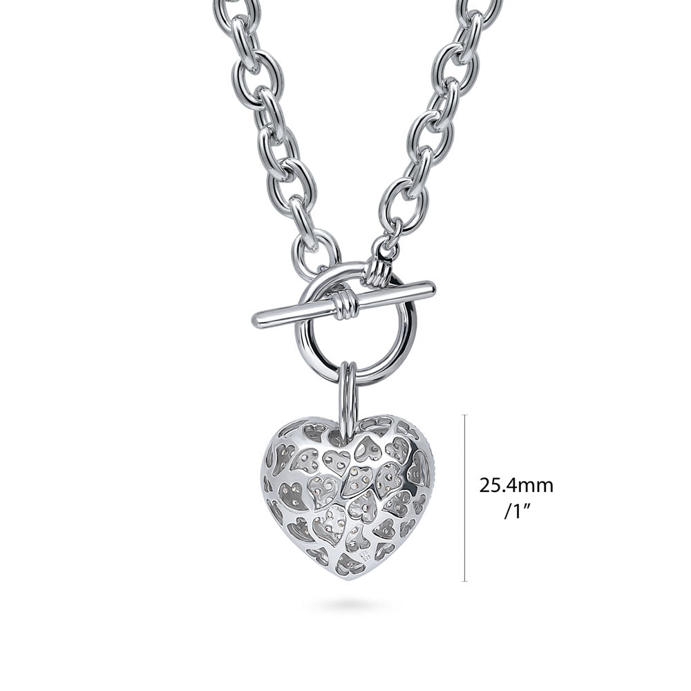 Sterling silver toggle necklace and bracelet set deals