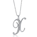 Initial Letter Necklace, X