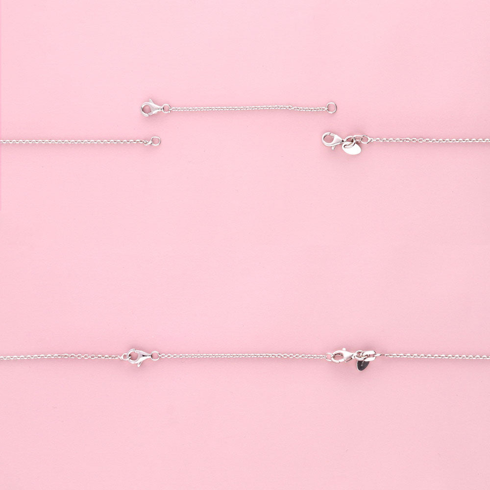 Chain Extension Set in Sterling Silver