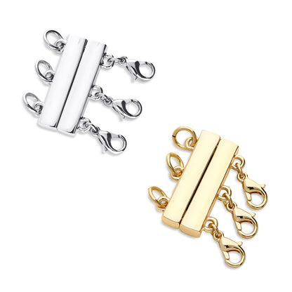 Triple Necklace Layering Clasp, 2-Piece