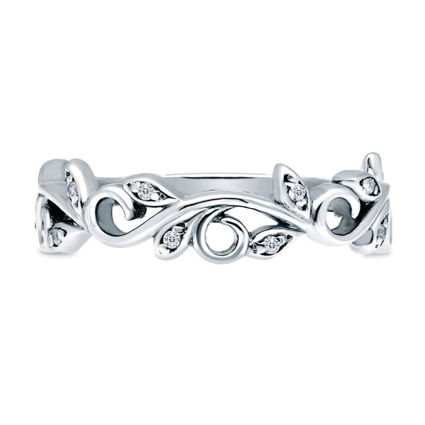 Silver Leaf Ring - Freya | Linjer Jewelry
