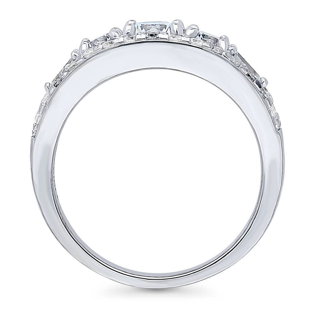 Alternate view of Art Deco CZ Ring in Sterling Silver, 7 of 8