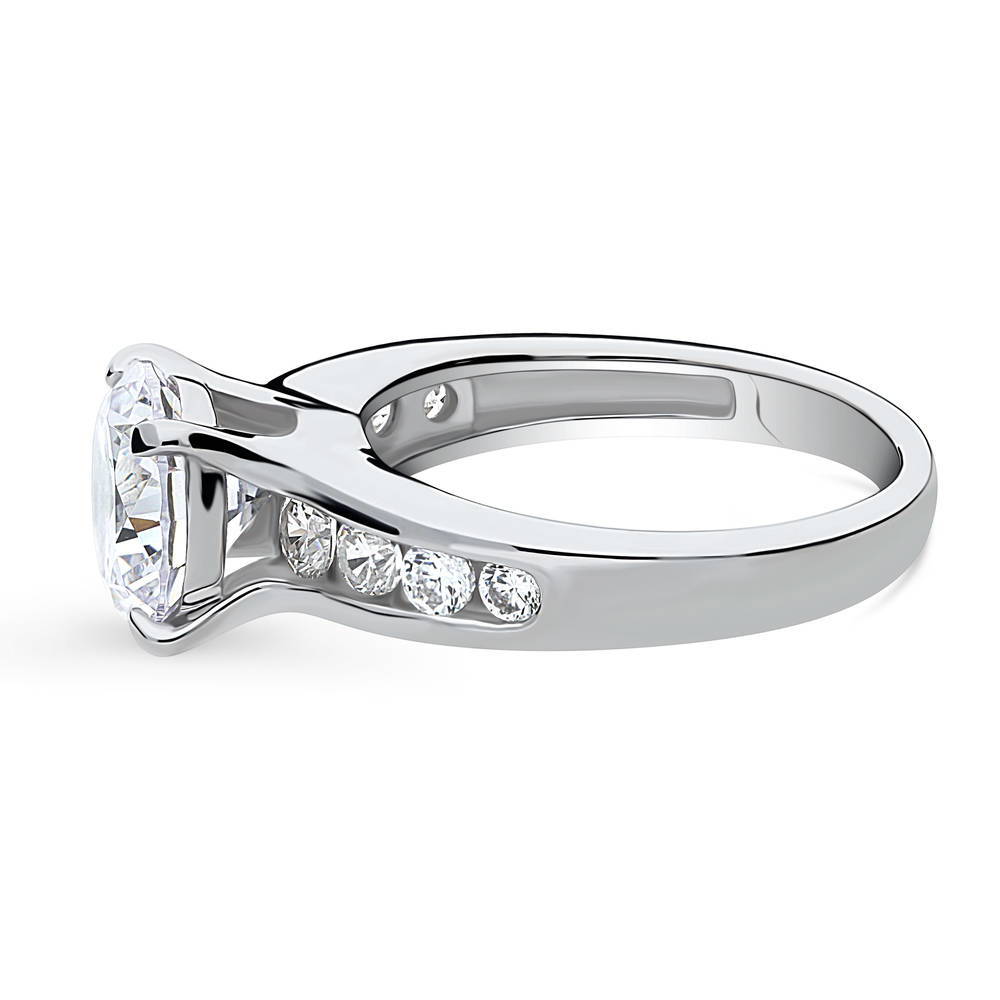 Solitaire 2.7ct CZ Ring in Sterling Silver