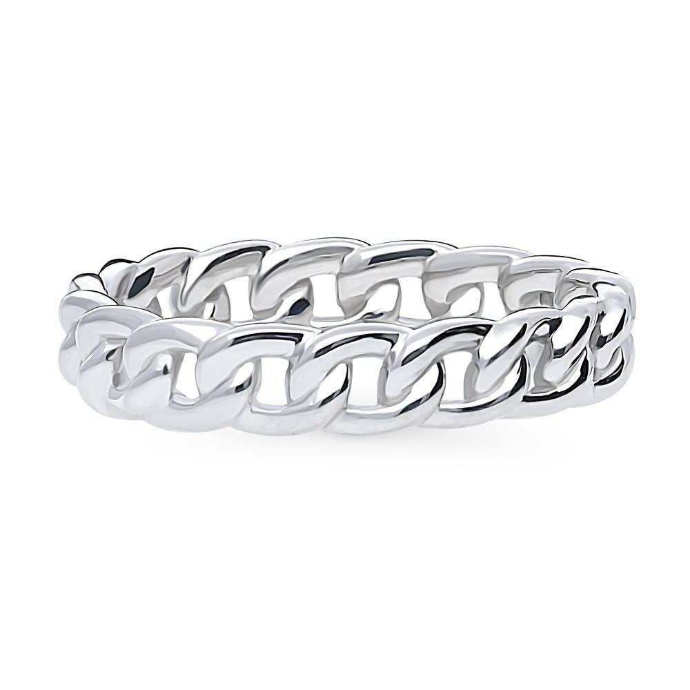 Woven Stackable Band in Sterling Silver, 1 of 8