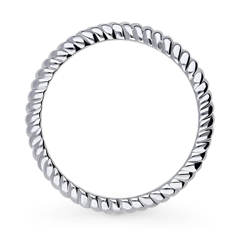 Woven Band in Sterling Silver