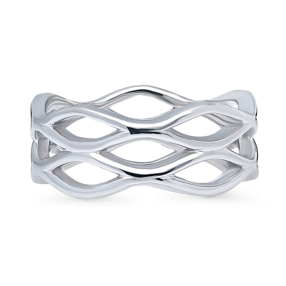 Woven Band in Sterling Silver, 1 of 8