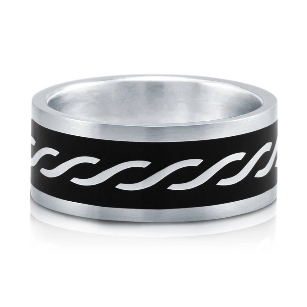 Statement Band in Stainless Steel, 1 of 4
