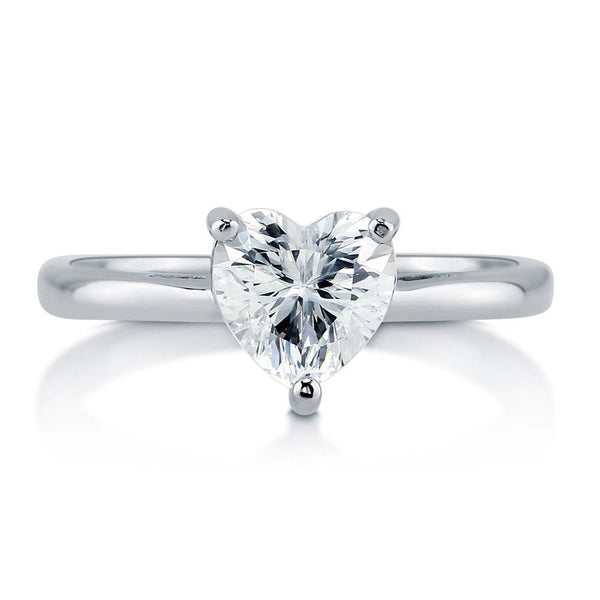 【as if calie】24FW CALIE HEART RING Sterling Silver Mabel CZ Heart Ring – Sterling Forever