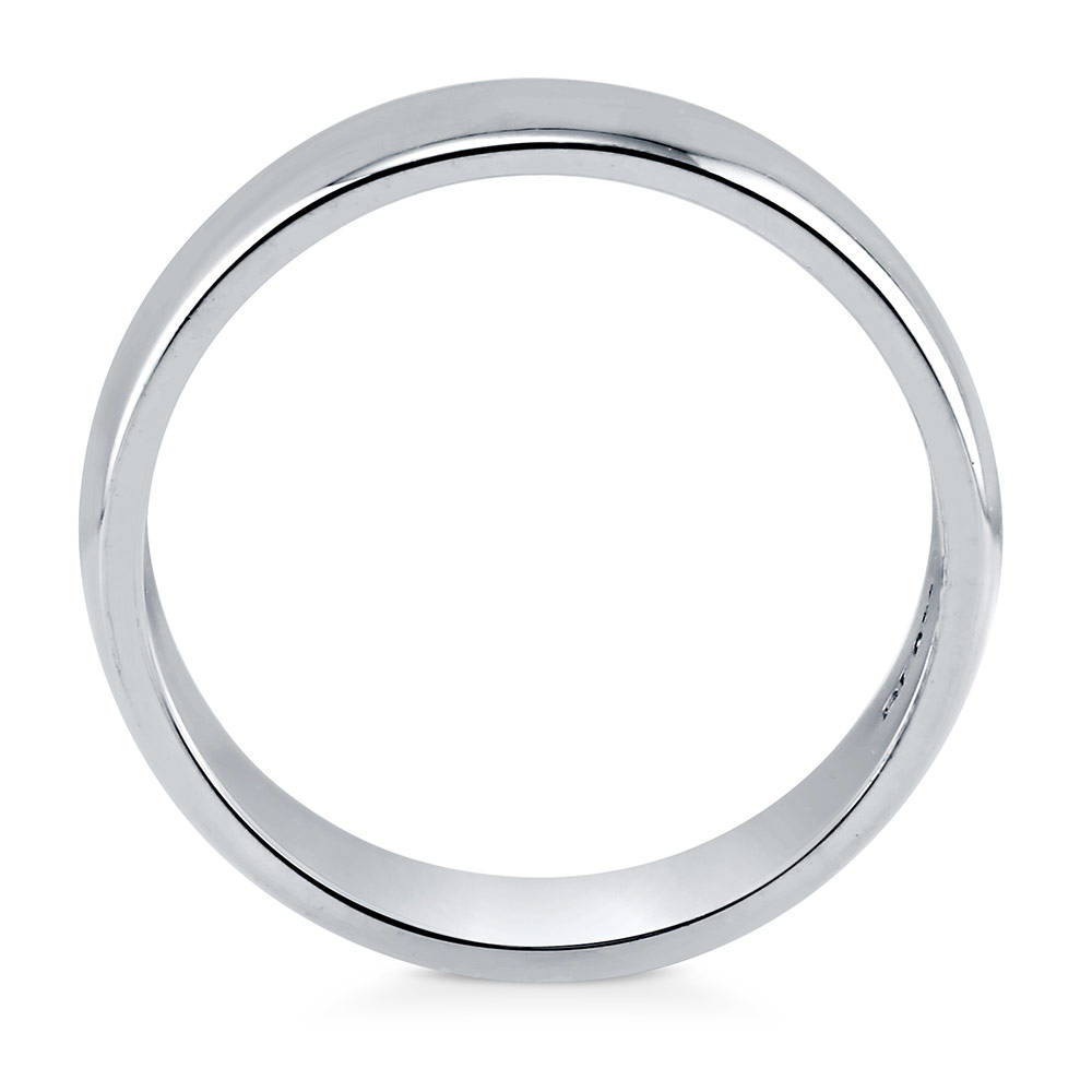 Angle view of Band in Sterling Silver, 5 of 6