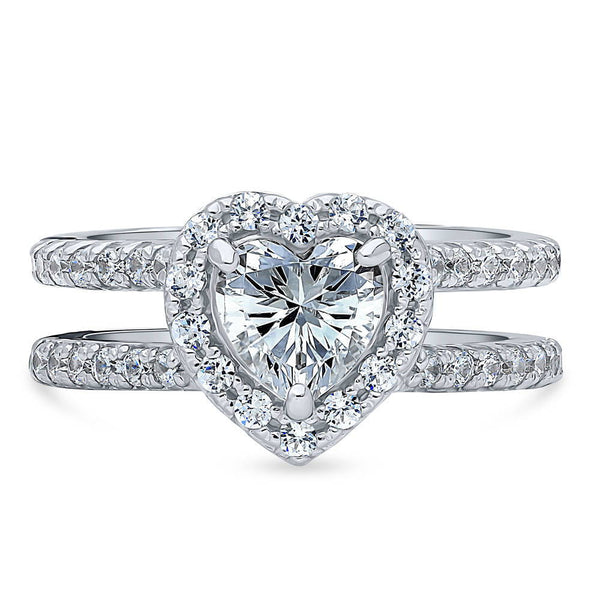 ■ENGBROX■ silver925 forever heart cubic ring EBRG23004SV Amazon.com: Homxi Womens Eternity Rings Sterling Silver
