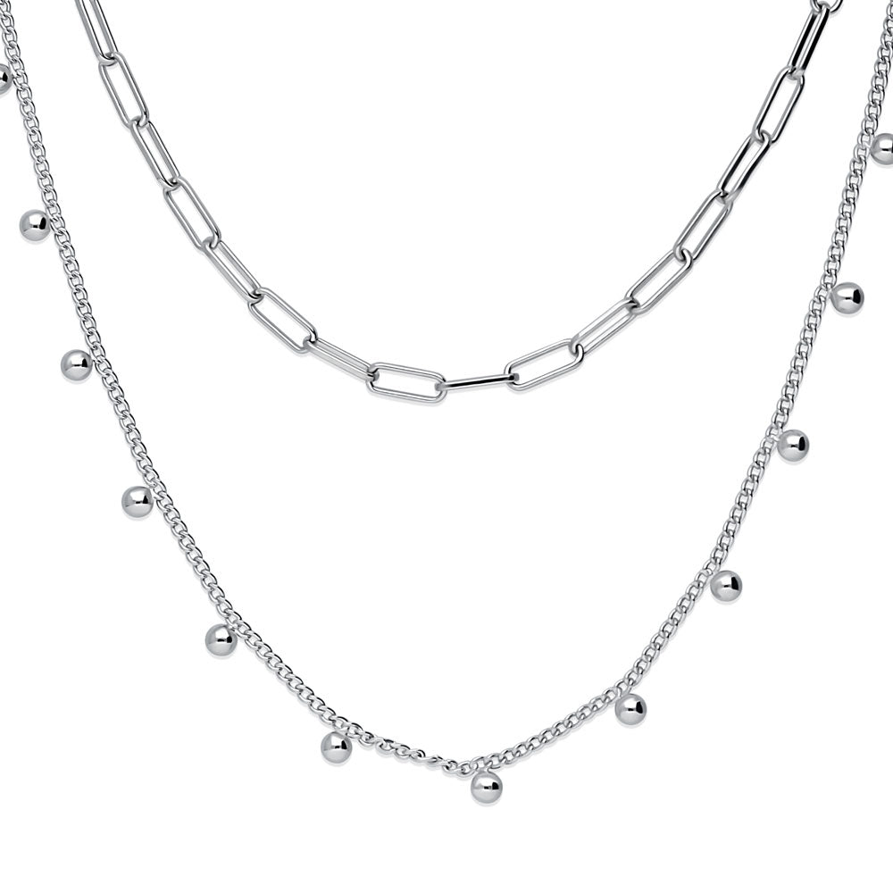 layered necklaces set